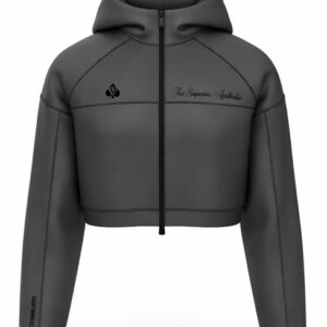 Female Phantom Crop Zip Up